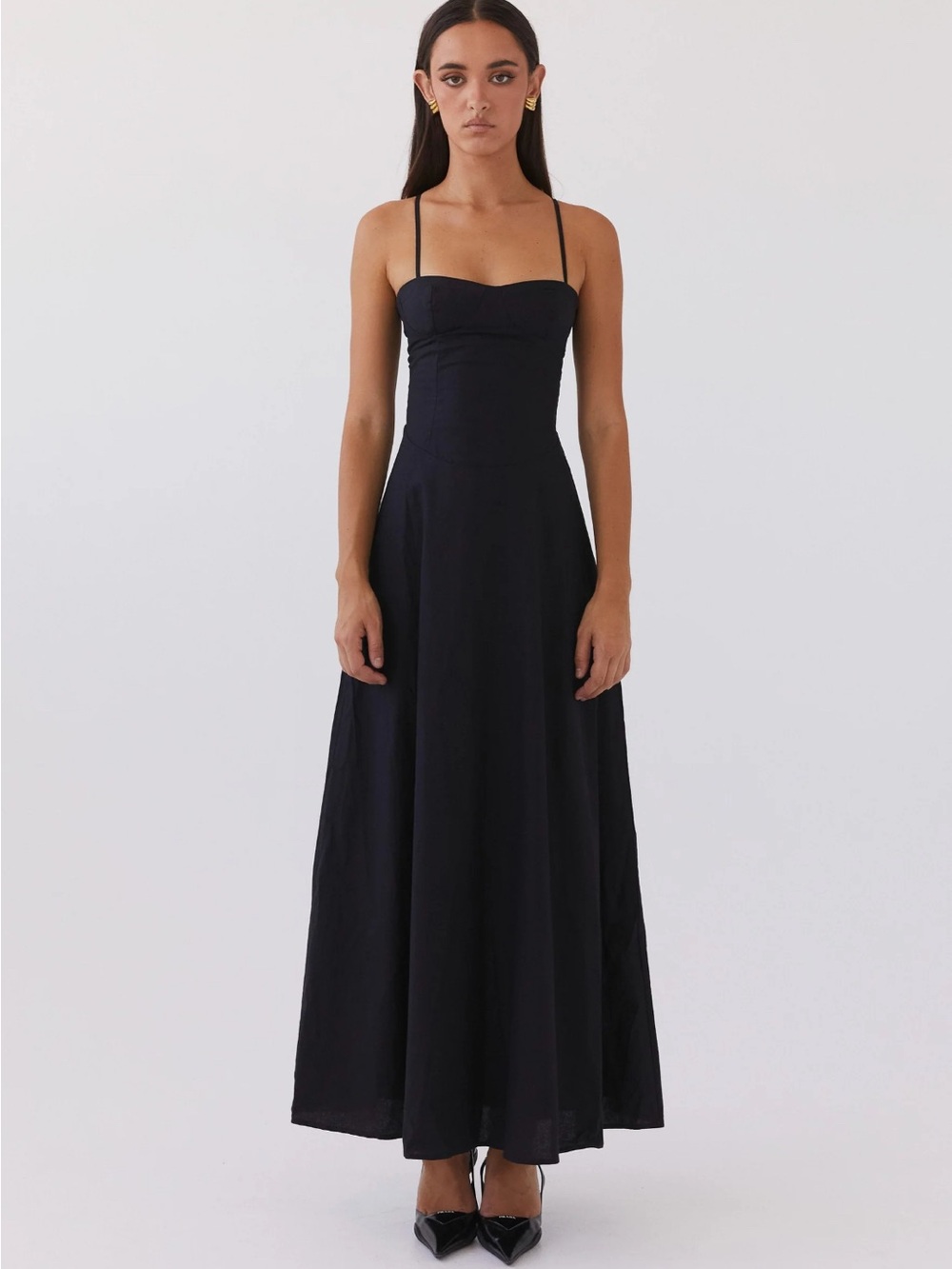 Peppermayo Angelina Linen Maxi Dress